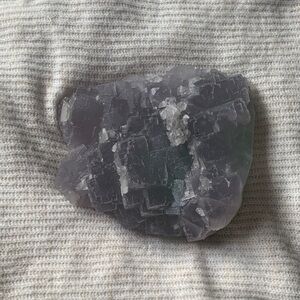 Purple & Green Cubic Fluorite Specimen